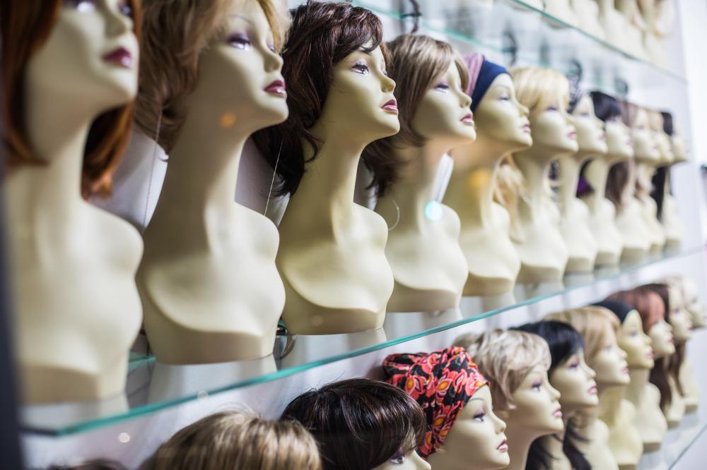 perruque mannequin